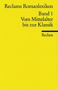 Cover: Reclams Romanlexikon - Reclam