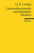 Cover: Literaturtheoretische und &auml;sthetische Schriften - Reclam