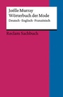 Cover: Wörterbuch der Mode - Reclam
