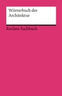 Bild: W&ouml;rterbuch der Architektur - Reclam