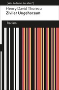 Cover: Ziviler Ungehorsam - Reclam