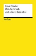 Cover: Der Aufbruch und andere Gedichte - Reclam