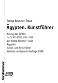 Cover: &Auml;gypten. BonD - Kohlhammer
