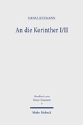Cover: An die Korinther I/II - Mohr Siebeck