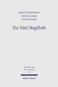 Cover: Die F&uuml;nf Megilloth - Mohr Siebeck