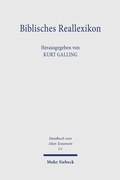 Cover: Biblisches Reallexikon - Mohr Siebeck