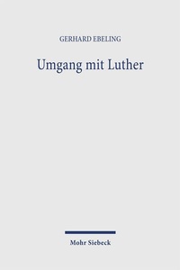 Enlarge image Cover: Umgang mit Luther - Mohr Siebeck