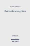 Cover: Das Markusevangelium - Mohr Siebeck