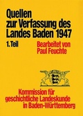 Cover: Quellen zur Entstehung der Verfassung des Landes Baden von 1947 - Kohlhammer