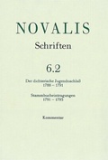 Cover: Der dichterische Jugendnachlass (1788-1791) und Stammbucheintragungen (1791-1793) - Kohlhammer