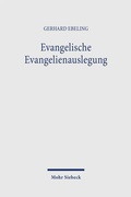 Cover: Evangelische Evangelienauslegung - Mohr Siebeck