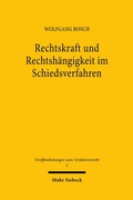 Abbildung von: Rechtskraft und Rechtshängigkeit im Schiedsverfahren - Mohr Siebeck