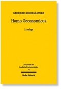 Cover: Homo oeconomicus - Mohr Siebeck