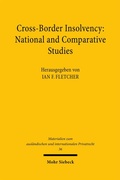 Abbildung von: Cross-Border Insolvency: National and Comparative Studies - Mohr Siebeck