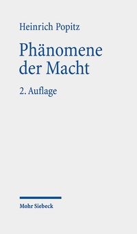 Abbildung von: Phänomene der Macht - Mohr Siebeck