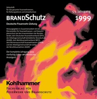 Abbildung von: BRANDSchutz 1999 auf CD-ROM - Kohlhammer