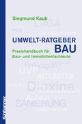 Cover: Umwelt-Ratgeber Bau - Kohlhammer