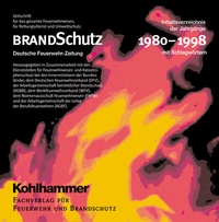 Abbildung von: BRANDSchutz 1980-1998 auf CD-ROM - Kohlhammer