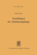 Abbildung von: Grundfragen der Abänderungsklage - Mohr Siebeck