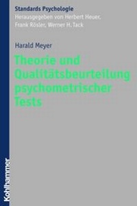 Bild: Theorie und Qualitätsbeurteilung psychometrischer Tests - Kohlhammer