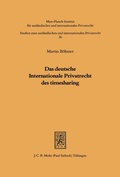 Cover: Das deutsche Internationale Privatrecht des Timesharing - Mohr Siebeck