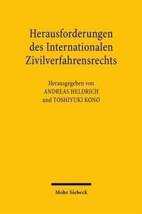 Abbildung von: Herausforderungen des Internationalen Zivilverfahrensrechts - Mohr Siebeck