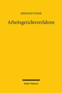 Abbildung von: Arbeitsgerichtsverfahren - Mohr Siebeck