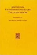 Cover: Internationale Unternehmenskontrolle und Unternehmenskultur - Mohr Siebeck