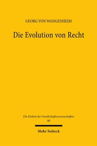 Enlarge image Cover: Die Evolution von Recht - Mohr Siebeck