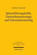 Cover: Spitzenf&uuml;hrungskr&auml;fte, Unternehmensstrategie und Unternehmenserfolg - Mohr Siebeck