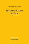 Cover: Zeichen und Zahlen im Recht - Mohr Siebeck