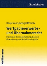 Abbildung von: Wertpapiererwerbs- und Übernahmerecht - Kohlhammer