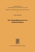 Abbildung von: Der Zuständigkeitsstreit im Schiedsverfahren - Mohr Siebeck