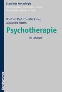 Enlarge image Cover: Psychotherapie - Kohlhammer