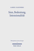 Cover: Sinn, Bedeutung, Intensionalit&auml;t - Mohr Siebeck