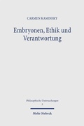 Cover: Embryonen, Ethik und Verantwortung - Mohr Siebeck