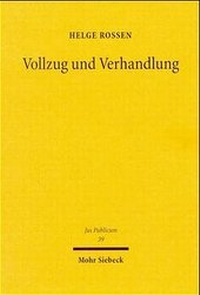 Abbildung von: Vollzug und Verhandlung - Mohr Siebeck