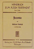 Cover: Jeremia - Mohr Siebeck