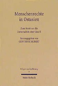 Cover: Menschenrechte in Ostasien - Mohr Siebeck