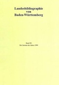 Cover: Landesbibliographie von Baden-W&uuml;rttemberg - Kohlhammer