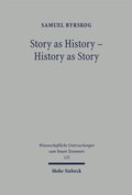 Cover: Story as History - History as Story - Mohr Siebeck
