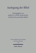 Cover: Auslegung der Bibel in orthodoxer und westlicher Perspektive - Mohr Siebeck