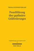 Abbildung von: Prozeßführung über gepfändete Geldforderungen - Mohr Siebeck