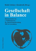 Cover: Gesellschaft in Balance - Kohlhammer