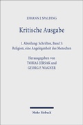 Cover: Kritische Ausgabe - Mohr Siebeck