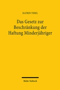 Abbildung von: Das Gesetz zur Beschränkung der Haftung Minderjähriger - Mohr Siebeck