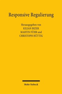 Enlarge image Cover: Responsive Regulierung - Mohr Siebeck