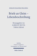 Cover: Kritische Ausgabe - Mohr Siebeck
