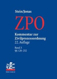 Abbildung von: Kommentar zur Zivilprozessordnung. Pflichtfortsetzung - Mohr Siebeck