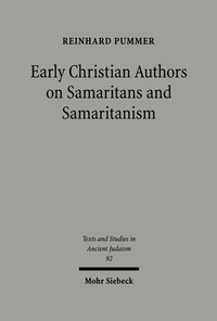 Enlarge image Cover: Early Christian Authors on Samaritans and Samaritanism - Mohr Siebeck